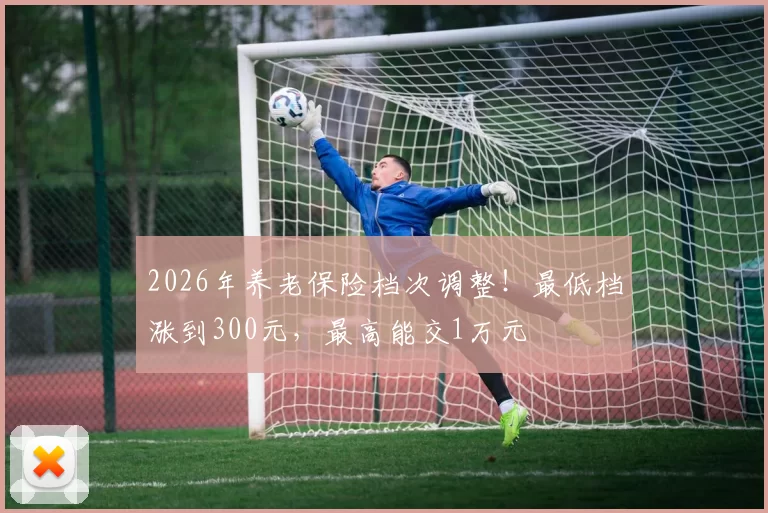 2026年养老保险档次调整！最低档涨到300元，最高能交1万元